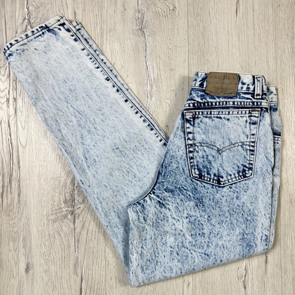 Vintage Levi’s 900 Series Acid Washed Jeans, Size 13 - Picture 8 of 9